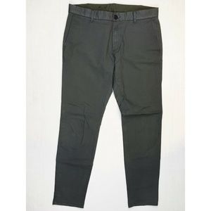 Zara Man Basic Collection Gray Tapered Chinos